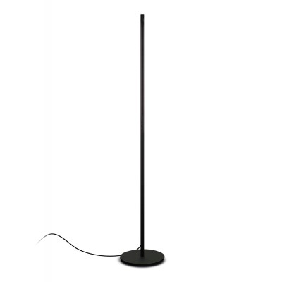Luminária de pé LANNOAN em alumínio LED 27W 1825Lm preta