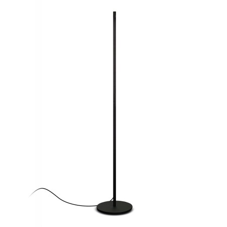 Luminária de pé LANNOAN em alumínio LED 27W 1825Lm preta