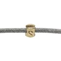 Suporte de cabos para parede ou teto, latonado com parafuso.