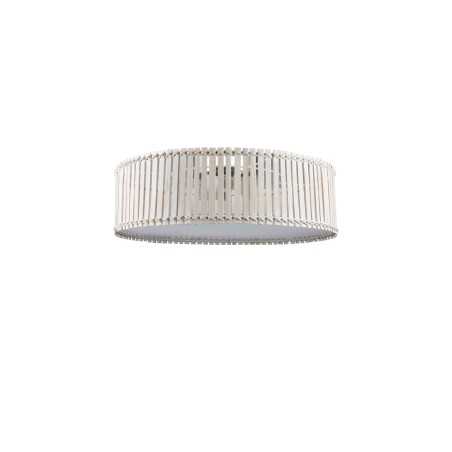 Plafon de teto YRONDE em bambu E27 LED cor branca.