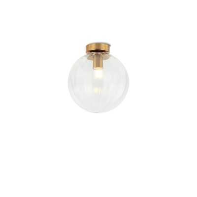 Plafon de teto WINGEN em metal E27 LED cor dourada
