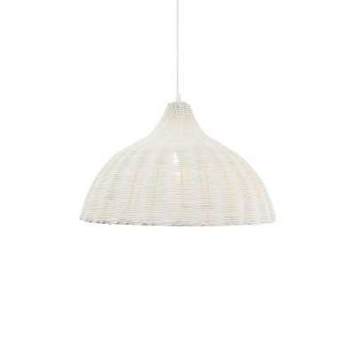 Pendente simples VIBUS em vime E27 LED cores
