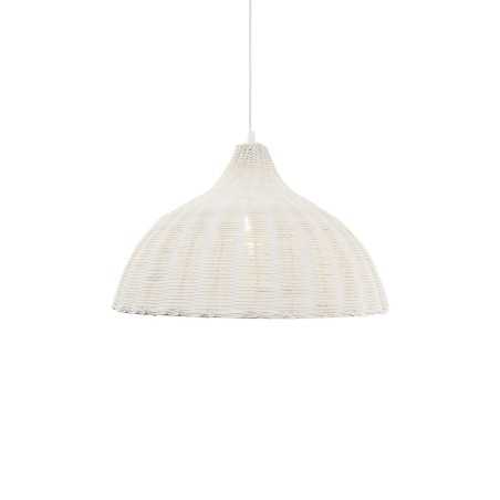 Pendente simples VIBUS em vime E27 LED cores