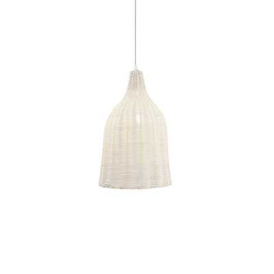 Pendente simples VIGUE em vime E27 LED cores