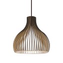 Pendente simples NUITS em madeira E27 LED