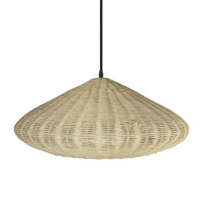 Pendente simples HARDY de vime E27 LED cores