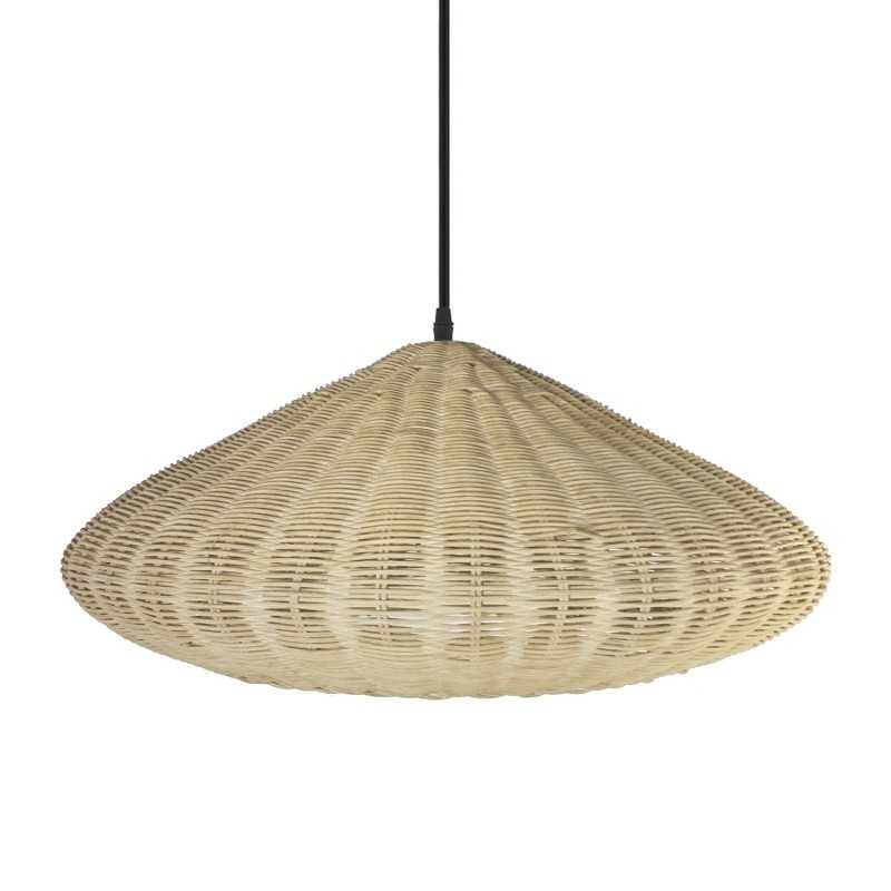 Pendente simples HARDY de vime E27 LED cores