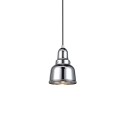 Pendente simples FOSSE de metal E27 LED cores