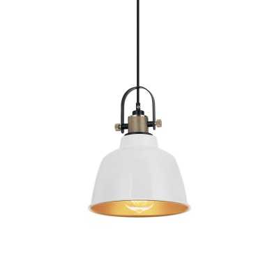 Pendente simples MOUSSOU em ferro E27 LED cores