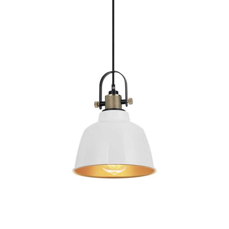 Pendente simples MOUSSOU em ferro E27 LED cores