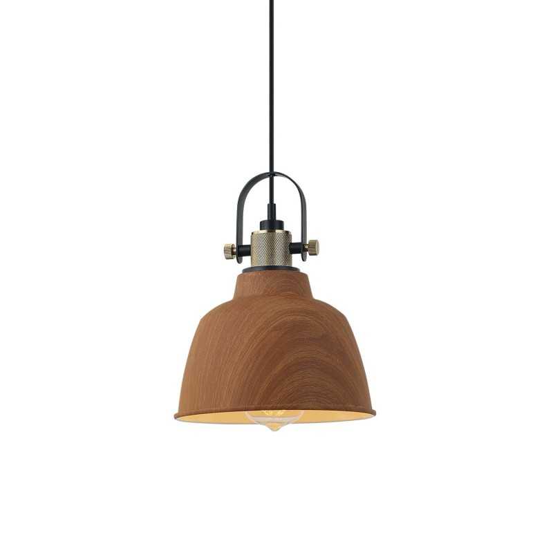 Pendente simples MOUSSOU em ferro E27 LED cores