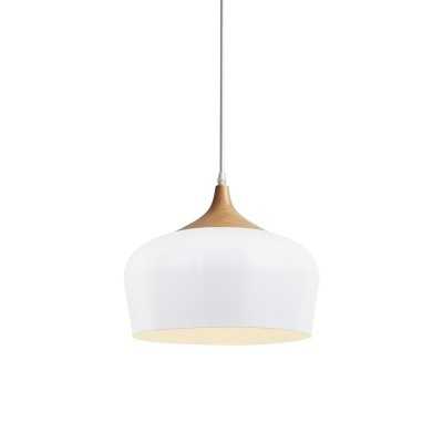 Pendente simples GAHOU em alumínio E27 LED cores