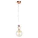 Pendente simples LIVET em metal E27 LED