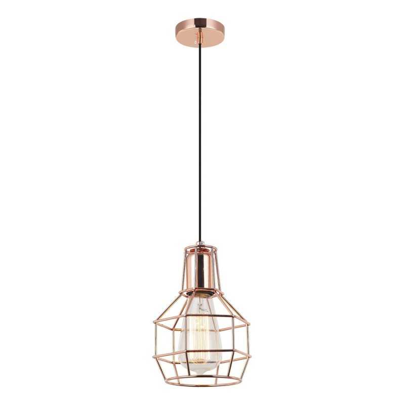 Pendente simples BOAST em ferro E27 LED