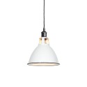 Pendente simples CAPOU em ferro E27 LED cores