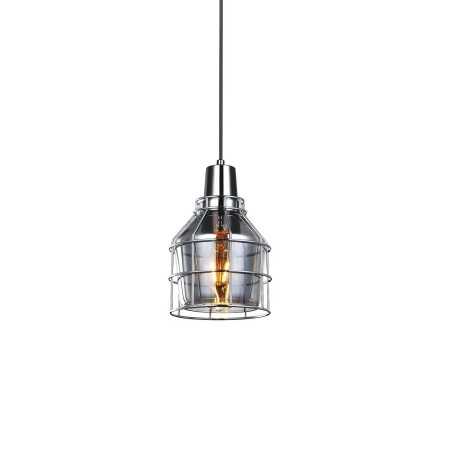 Pendente simples LOIRE em cristal LED E27 cores