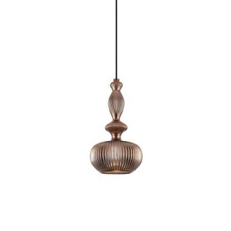 Pendente simples VALIN em cristal LED E27 em várias cores