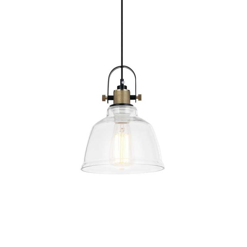 Pendente simples SAUGY em metal E27 LED cores