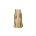 Pendente simples de madeira BROIS com LED E27