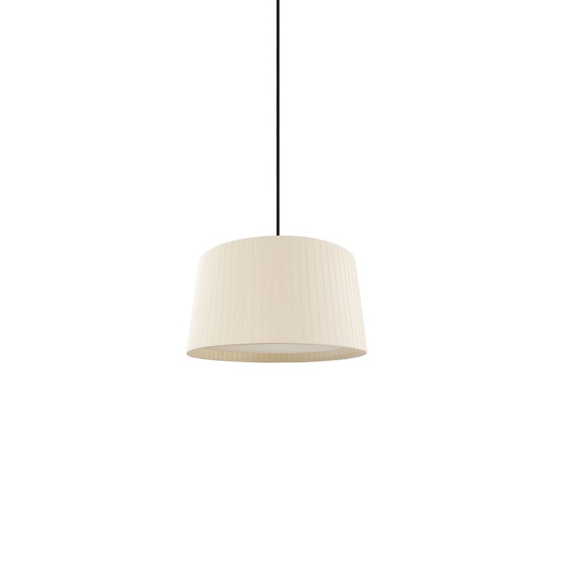 Pendente simples MILHA em tecido E27 LED