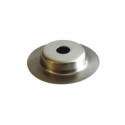 Contra tampa de pressão com relevo de 57mm de diâmetro em aço.