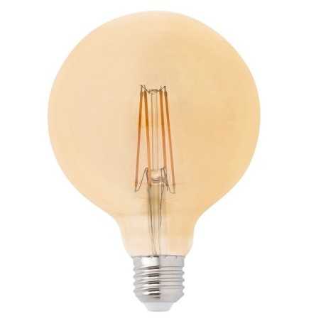 Lâmpada LED vintage globo 125mm 7W 560Lm regulável