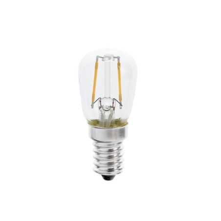 Lâmpada pequena de rosca E14 LED 1W 120lm luz quente