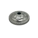 Tampa de ferro bruto decorada 58mm de diâmetro x 4mm