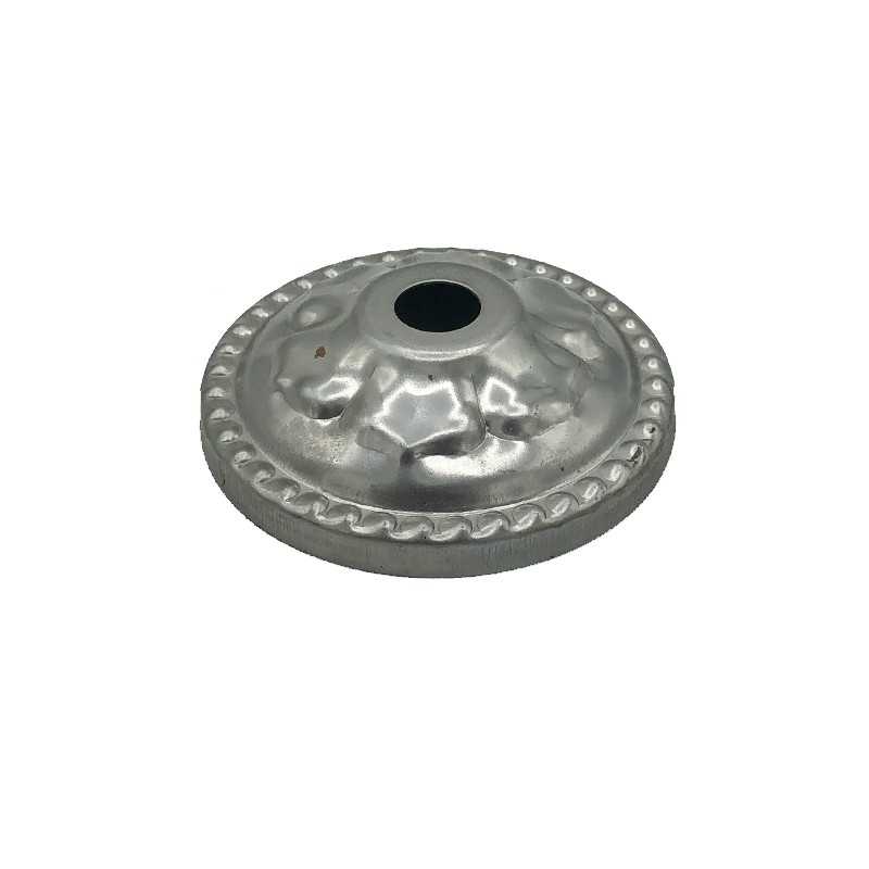 Tampa de ferro bruto decorada 58mm de diâmetro x 4mm