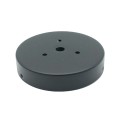 Balão preto de 86mm x 18mm com parafusos.
