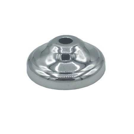 Tampa do globo de cobertura, moldura cromada, 64mm de diâmetro x 7mm.