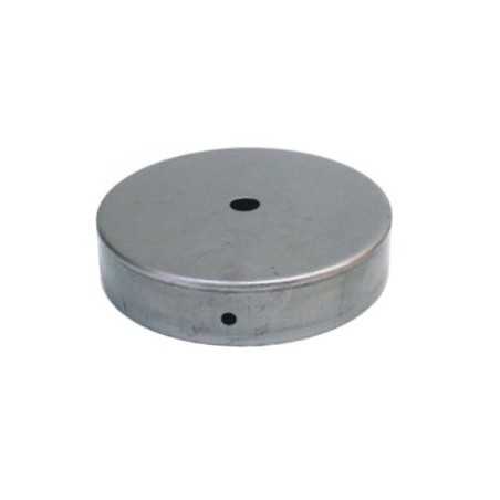 Suporte de metal em ferro bruto redondo com 160mm de diâmetro.