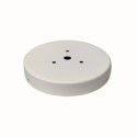 Balão de porta branco 115mm x 19mm com parafusos.