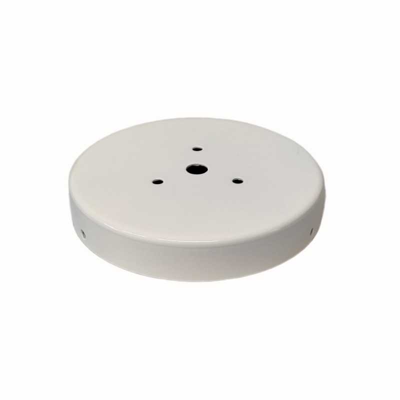 Balão de porta branco 115mm x 19mm com parafusos.