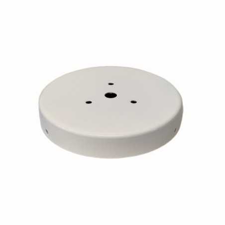 Balão de porta branco 115mm x 19mm com parafusos.