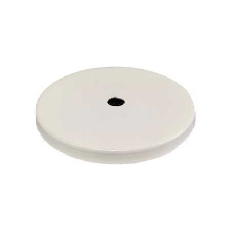 Tampa para globo branco de 77mm de diâmetro x 17mm.