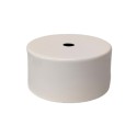 Tampa de globo branco de 78mm de diâmetro x 37mm.