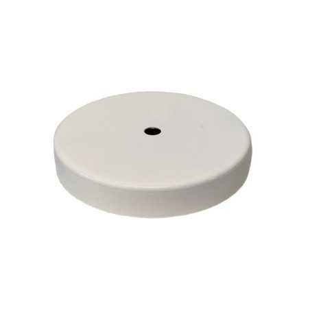 Tampa de balão branco de 99mm de diâmetro x 17mm.