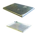 Base retangular de ferro bruto 345mm x 230mm de aresta