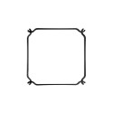 Estrutura quadrada para criar pendentes de luz
