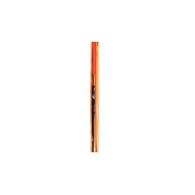 Tubo de metal oco de cobre com 12mm de diâmetro e 200mm de comprimento.