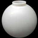 Bola globo de polietileno rosqueado para postes de luz e lâmpadas