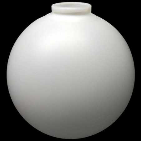 Bola globo de polietileno com encaixe de baioneta para postes de luz e lâmpadas.
