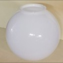 Globo em PMMA (polimetacrilato) branco com vários diâmetros de gargalo.