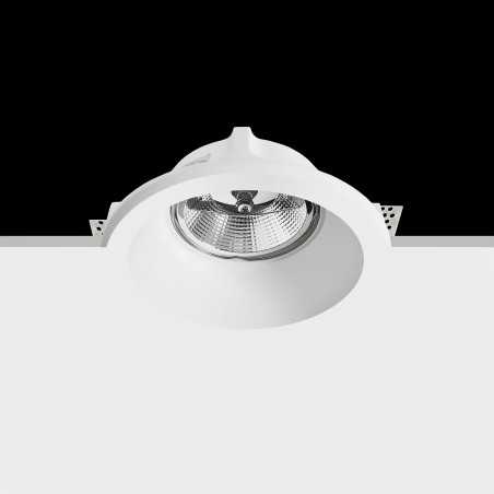 Foco de gesso de 160 mm de diâmetro x 126 mm de altura para AR111