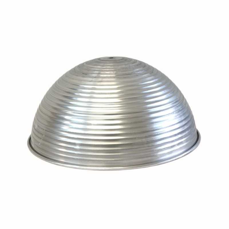 Campainha de alumínio ondulada 180mm de altura x 400mm de diâmetro.