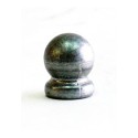 Top final em forma de bola decorativa de zamac de 18mm.