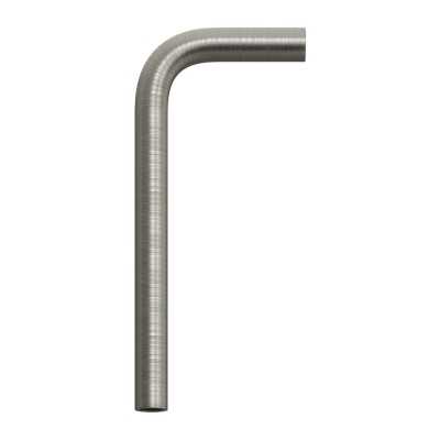 Tubo curvo metálico 14 cm M10x1 | AcessoriosCandeeiros.pt