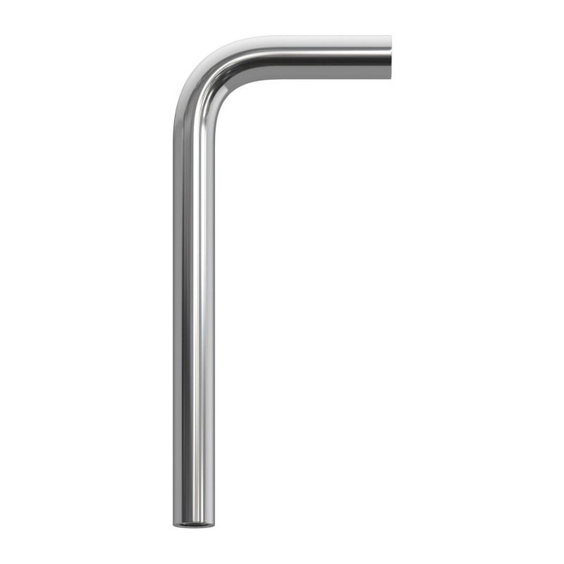 Tubo curvo metálico 14 cm M10x1 | AcessoriosCandeeiros.pt