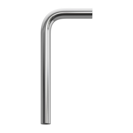 Tubo curvo metálico 14 cm M10x1 | AcessoriosCandeeiros.pt
